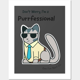 Business purrfessional Posters and Art